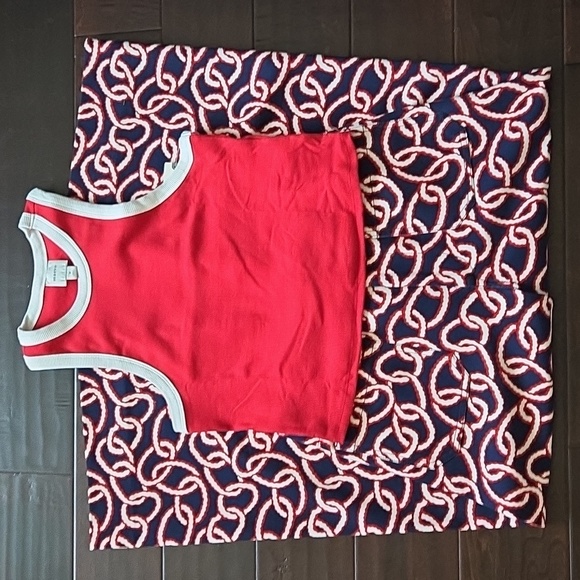 Anthropologie Maeve Colette Cropped Wide-Leg Pants Ponte Edition Navy Chain - 30 - Picture 15 of 16